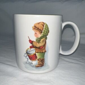 Vintage Rare RUSS LIttle Drummer‎ Boy Christmas Mug Cup